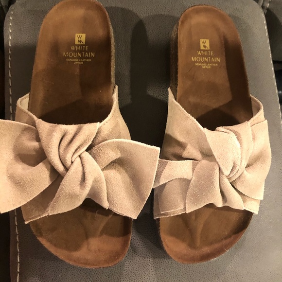 white mountain henley flat sandal